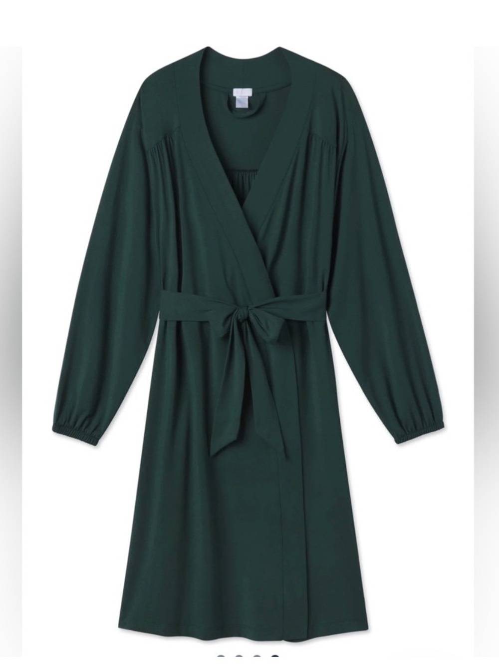 Lake Pajamas DreamKnit Robe in Conifer Green Size Small